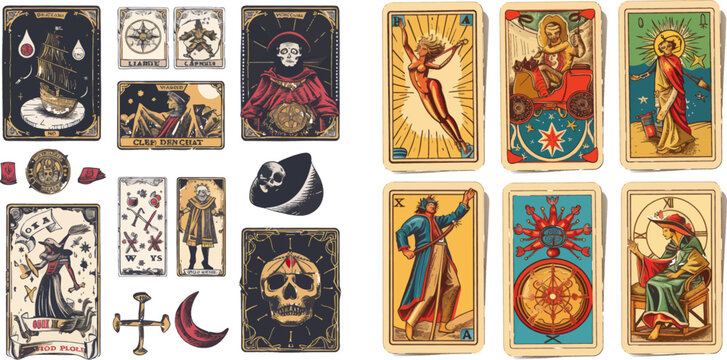 Major arcana tarot cards