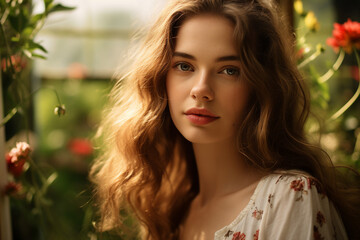 AI generated photo image of beautiful summer vacation moments summertime outside