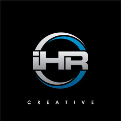 IHR Letter Initial Logo Design Template Vector Illustration