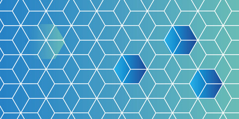 Fototapeta premium Abstract background with honeycombs seamless pattern hexagon. Abstract background with lines. Modern simple style hexagonal graphic concept. Background with hexagons. 