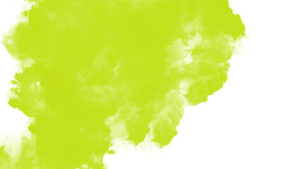 Obraz premium Yellow smoke texture on white background