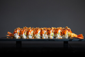 sushi roll for all you can eat gourmet restaurant