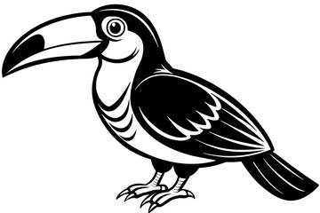 Fototapeta premium toucan bird cartoon