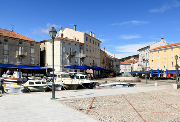 the port of Cres, island Cres, Croatia