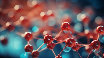 DNA molecule background. Science and medical background.