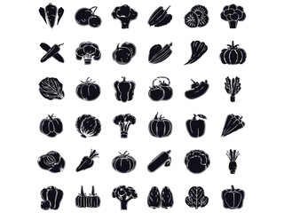 Food and fruit vector emoji illustration. fruits symbols, emojis,  stickers, icons Vegetables, vector illustration flat icons set, collection. Vector illustration