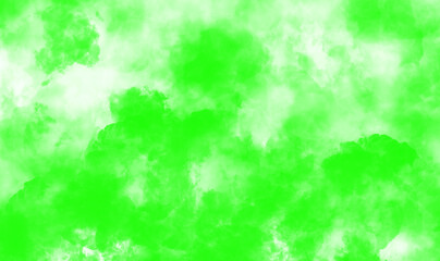 Green  smoke texture on white  background