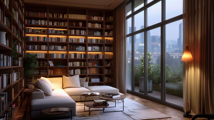 library room with books