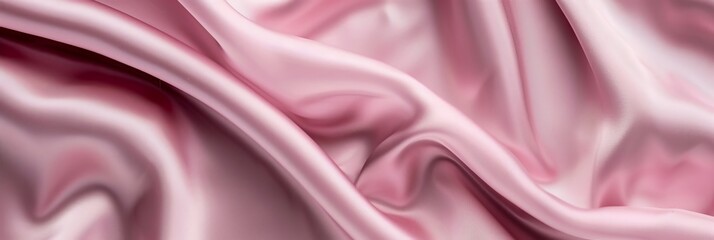 Obraz premium Elegant pastel silky fabric texture with smooth waves for fashion and luxury branding
