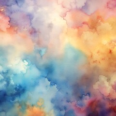 Splashes of Serenity: Abstract Watercolor Background