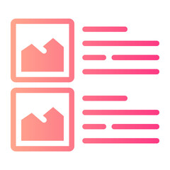 Obraz premium online gradient icon