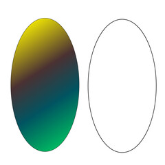 Fototapeta premium Gradient abstract simple background and colorful 