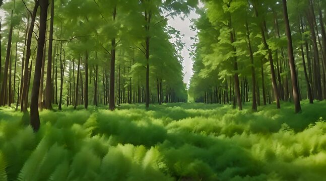 A Forest of Tall Trees with a Dense Understory