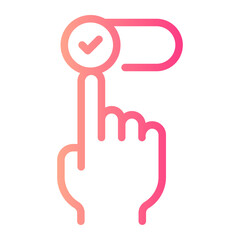 subscribe gradient icon