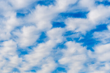 blue beautiful cloudscape for background and design.