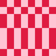 Checkerboard, chessboard, mesh patterns. Twisted vector texture in trendy retro psychedelic style. For fabric, textile, cover, background