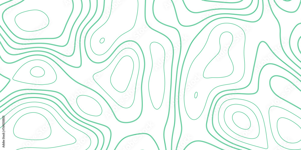 Poster abstract design seamless pattern with line topographic map. geographic mountain relief. retro topogr