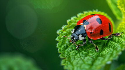 National Geographic, microphoto, close-up, ladybug, leaves