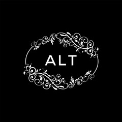 Fototapeta na wymiar ALT logo design template vector. ALT Business abstract connection vector logo. ALT icon circle logotype. 