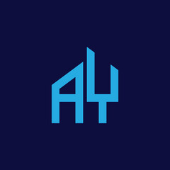 ay real estate logo design
