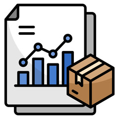 Reporting  Icon Element For Design