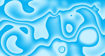 Abstract blue background with bubbles.