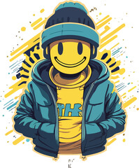  vector ape wearing summer outfit character