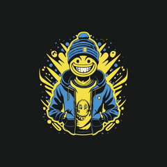  vector ape wearing summer outfit character