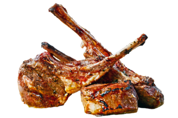 Roast rack of lamb