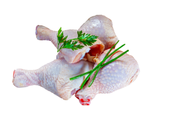 Raw chicken thigh