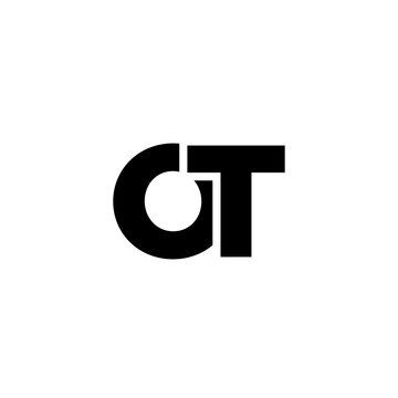 Letter O and T, OT logo design template. Minimal monogram initial based logotype.
