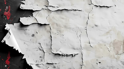 Crumpled collage poster background