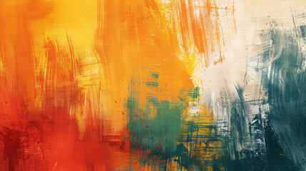 Obraz premium cards with paint strokes by brush in multicolors on white background for banners, logo, portraits, for different events, mothers day, women day, birthdays 