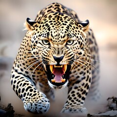 Angry Leopard