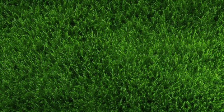 Green grass top view Generative AI