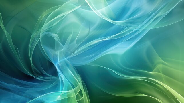 Generate a photography of blue green abstract background