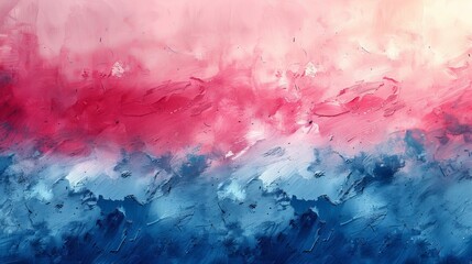Abstract art background modern. Wall decor design with brush strokes and geometric patterns made with pink, blue, and brown watercolors on a white background. Looks great as wall art, covers, and