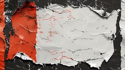 Crumpled poster background