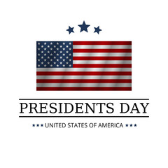 Presidents day Instagram post. Usa flag. Happy Presidents day.