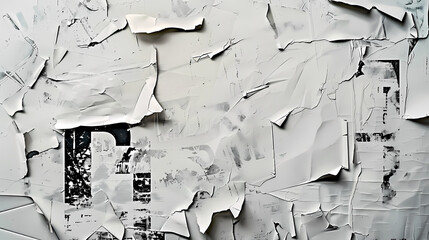 Crumpled poster background
