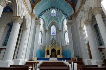 Fototapeta premium interior of church