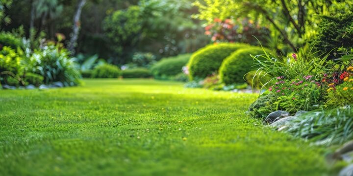 An image of garden empty background