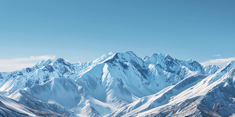 AI-generated majestic and beautiful mountains