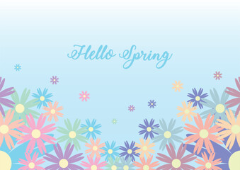 spring floral flower background design