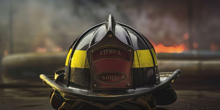 Generate a photo of fireman hat 