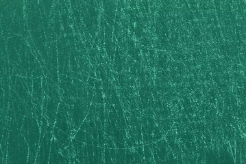 Foto op Plexiglas Green grunge texture with scratches, chalkboard texture © Irina
