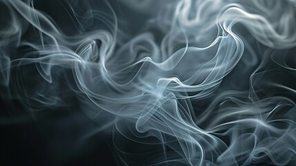 Smoke abstract pattern, creating a mysterious and dynamic visual effect


