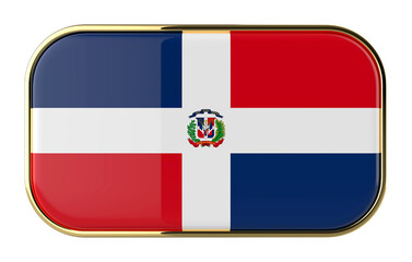 Dominican Republic Flag 3D icon