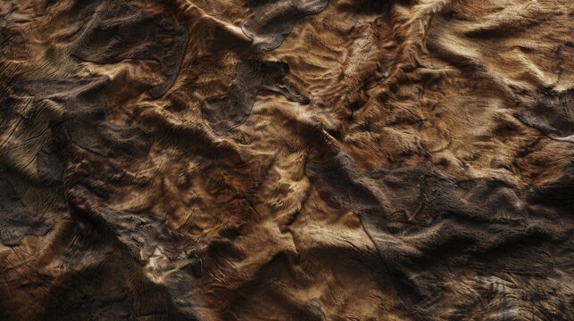 Close-up texture of brown leather