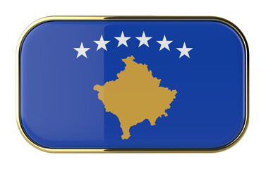 Kosovo Flag 3D icon